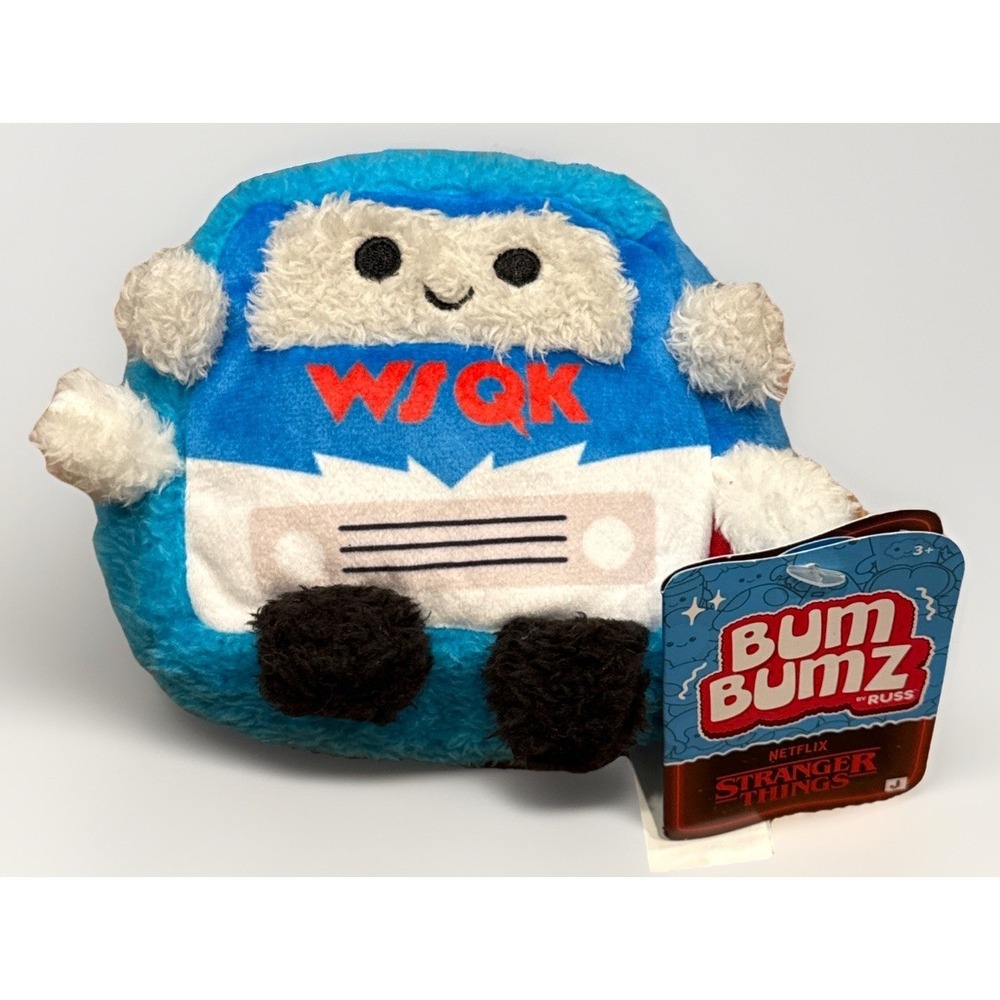 Bum Bumz Netflix STRANGER THINGS WSQK RADIO VAN 7.5 Inch New With Tags 80s style